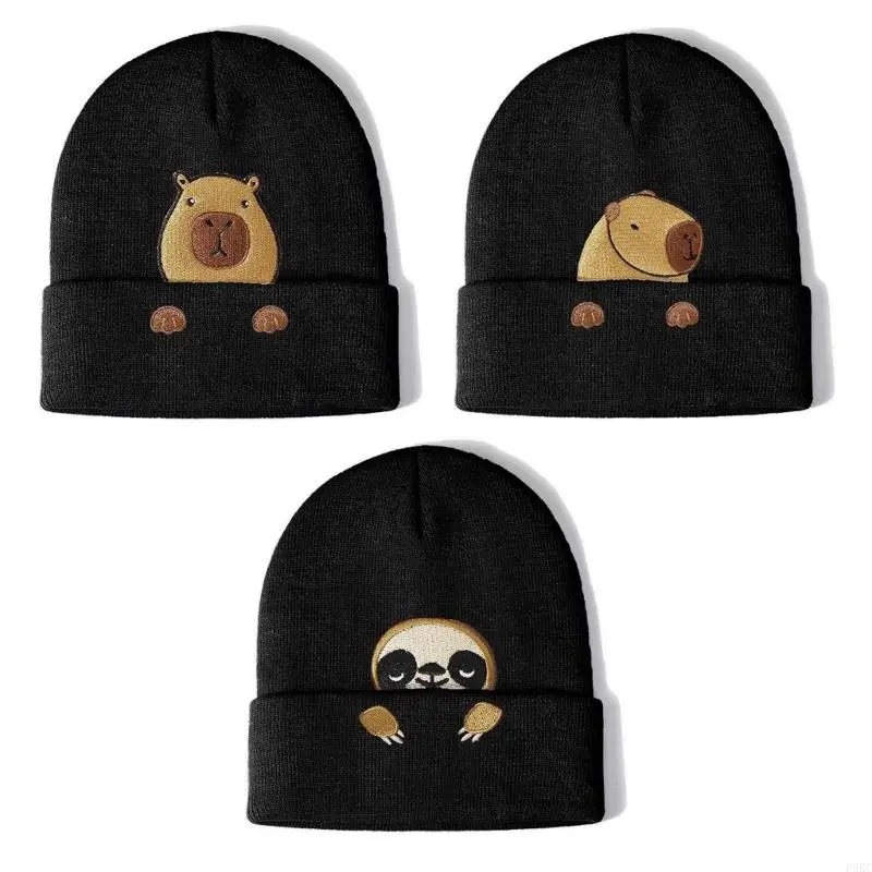 F3KC Whimsical Capybara Design Comfortable And Soft Winter Hat For Outdoor Adventures Group Activities And Relaxing
F3KC Whimsical Capybara Design Comfortable And Soft Winter Hat For Outdoor Adventures Group Activities And Relaxing