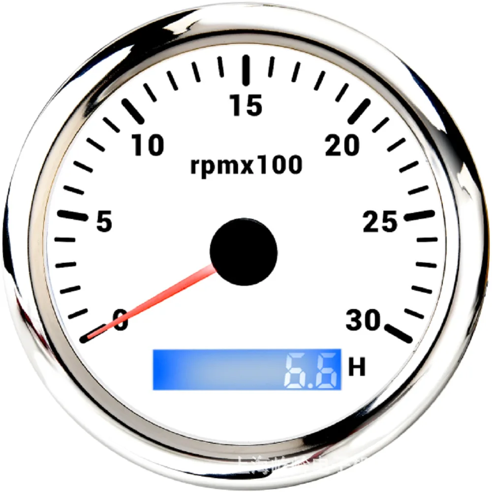85mm Engine Tachometer 3k~8kRPM with Hour Meter Function, 7-color Backlight Adjustable
85mm Engine Tachometer 3k~8kRPM with Hour Meter Function, 7-color Backlight Adjustable