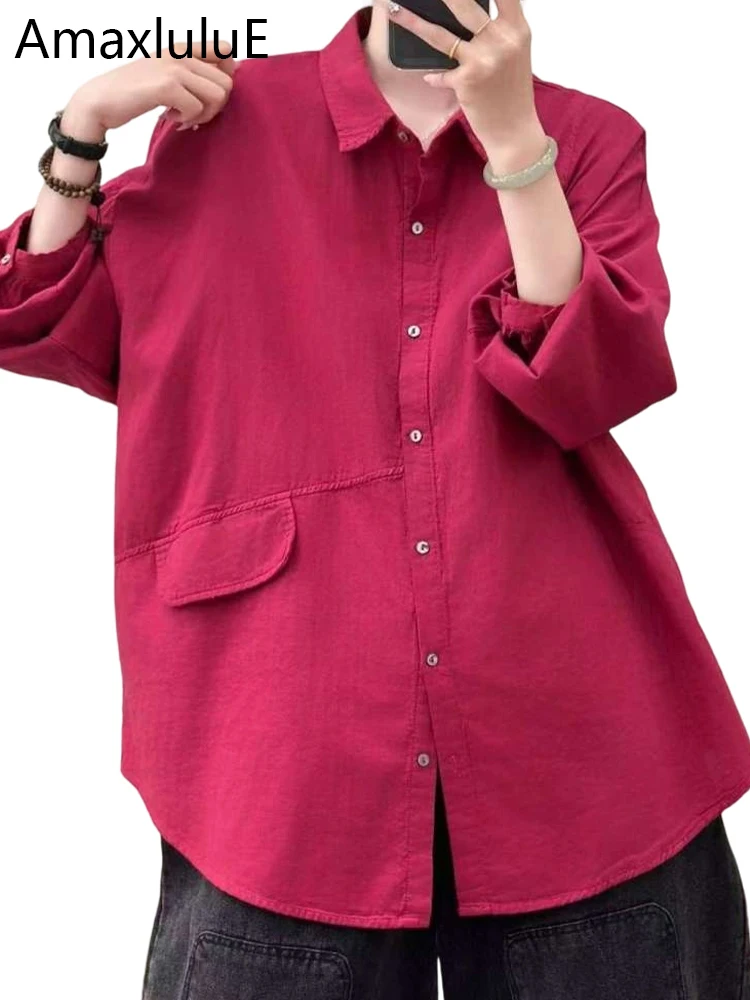 Amax LuluE 2026 Japanese Blouses Spring Womens Fashion Classic Leisure Vintage Loose Shirts Females Luxury Elegant Cotton Tops
Amax LuluE 2026 Japanese Blouses Spring Womens Fashion Classic Leisure Vintage Loose Shirts Females Luxury Elegant Cotton Tops