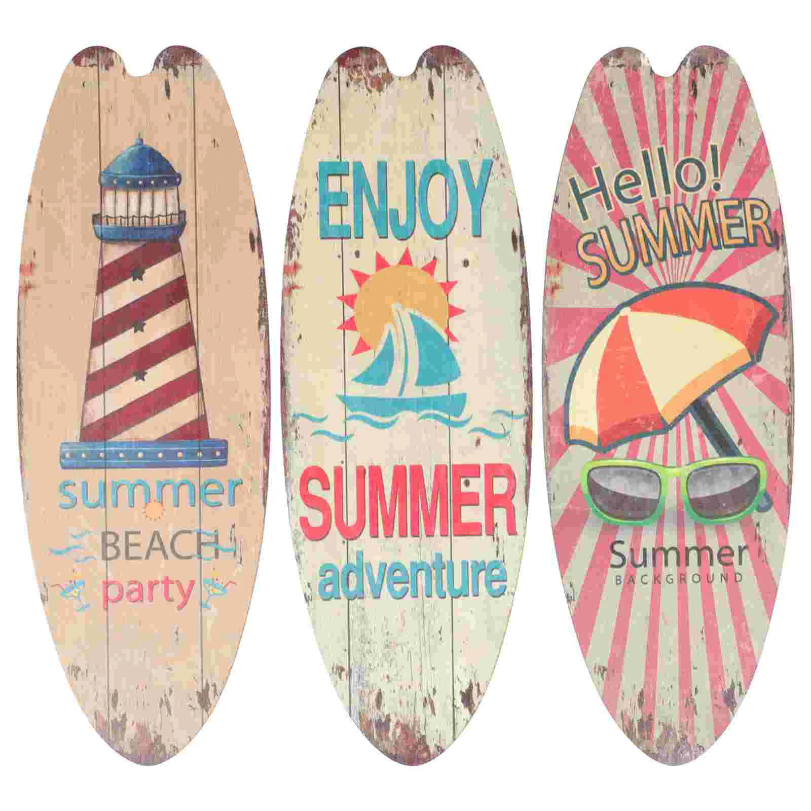 3 Pcs Beach Decoration Wooden Surfboard Marine Style Sign Poster Carpet Plaque Creative Ornament Baby
3 Pcs Beach Decoration Wooden Surfboard Marine Style Sign Poster Carpet Plaque Creative Ornament Baby