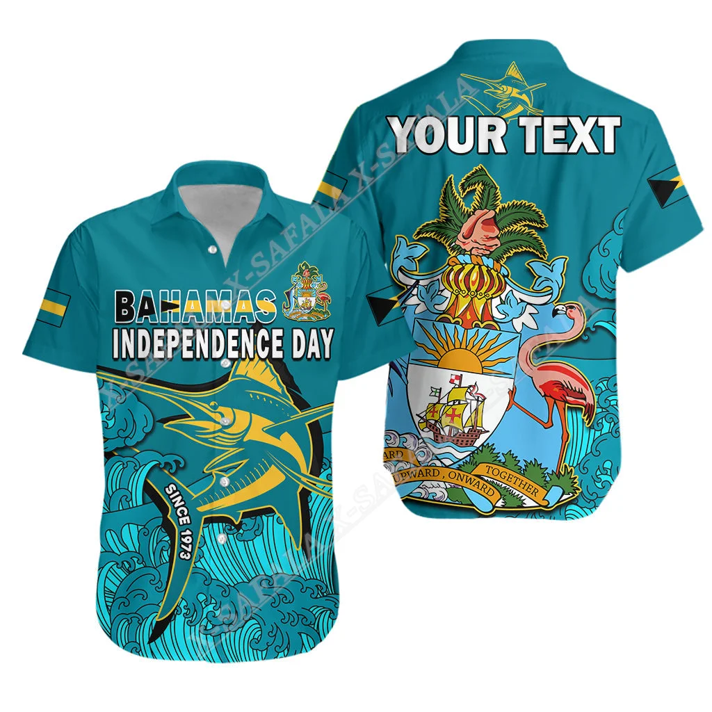 Bahamas Blue Marlins Coat Of Arms Flag 3D Print Men Hawaiian Beach Shirt High Quality Button Fashion Short Sleeve Tops
Bahamas Blue Marlins Coat Of Arms Flag 3D Print Men Hawaiian Beach Shirt High Quality Button Fashion Short Sleeve Tops