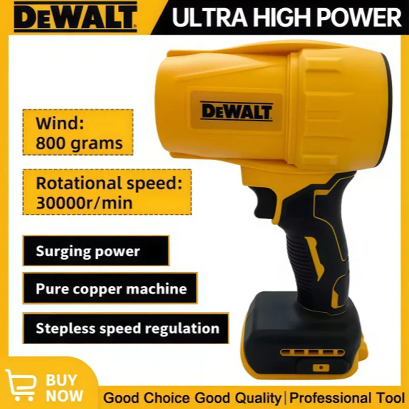 DeWalt Brushless Turbo Leaf Blower Wireless Handheld Duster 30000RPM 20V for Sweeping Leaves & Dust
DeWalt Brushless Turbo Leaf Blower Wireless Handheld Duster 30000RPM 20V for Sweeping Leaves & Dust