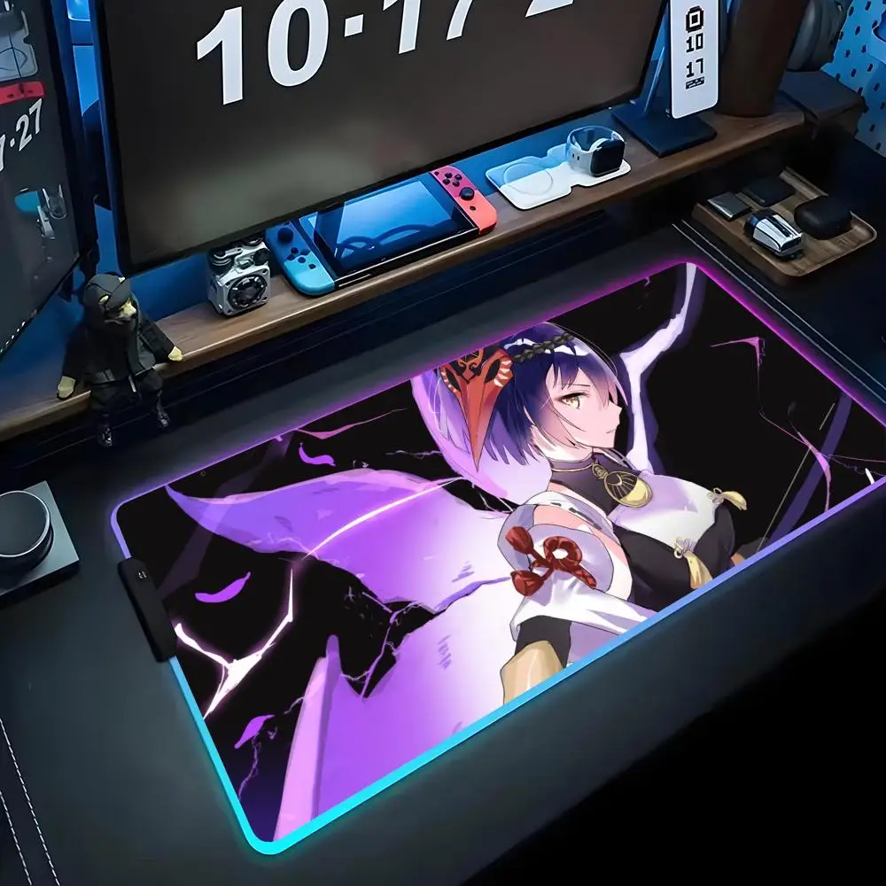 kujo sara Mouse Pad RGB Gaming Mousepad Big LED Pad PC Desk Mat Luminous Mouse Pad Large Keyboard Mats Table Rug With Backlit
kujo sara Mouse Pad RGB Gaming Mousepad Big LED Pad PC Desk Mat Luminous Mouse Pad Large Keyboard Mats Table Rug With Backlit