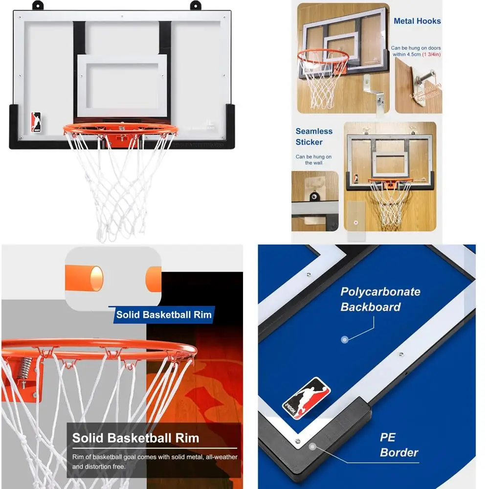 Портативное мини-баскетбольное кольцо для внутреннего использования — над дверью, легкое, небьющееся, идеально подходит для офиса или спальни
Портативное мини-баскетбольное кольцо для внутреннего использования — над дверью, легкое, небьющееся, идеально подходит для офиса или спальни