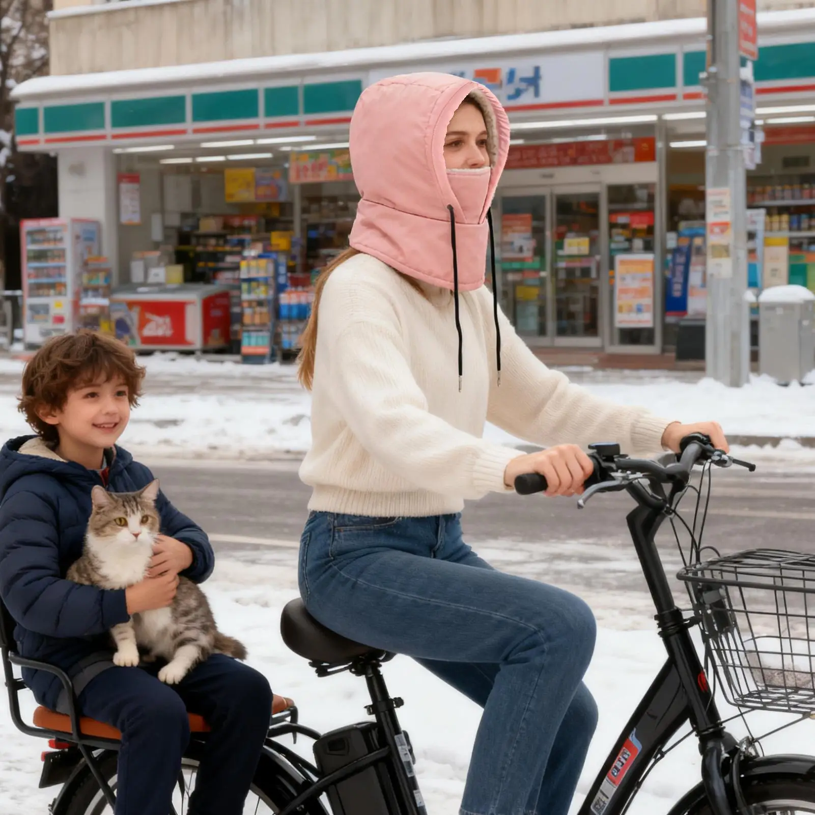 Ski Face Cover Waterproof Neck Warmer Adjustable Warm Head Skiing Hood For Runners Cyclists Women Motorcycle Cycling Commuting
Ski Face Cover Waterproof Neck Warmer Adjustable Warm Head Skiing Hood For Runners Cyclists Women Motorcycle Cycling Commuting