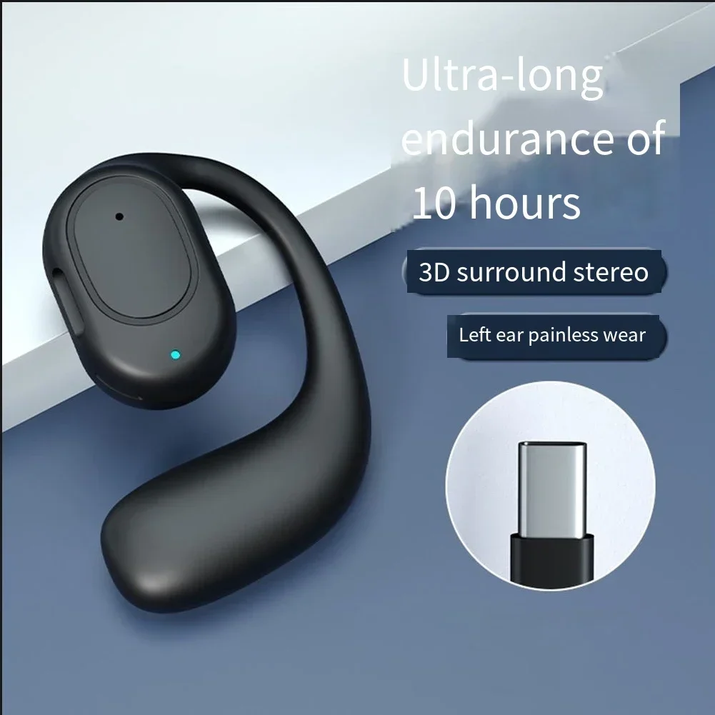 Sports Wireless Earphones Ultra Long Standby Wireless Headphones Hanging Ear Style Without Entering The Ear Low Latency New
Sports Wireless Earphones Ultra Long Standby Wireless Headphones Hanging Ear Style Without Entering The Ear Low Latency New