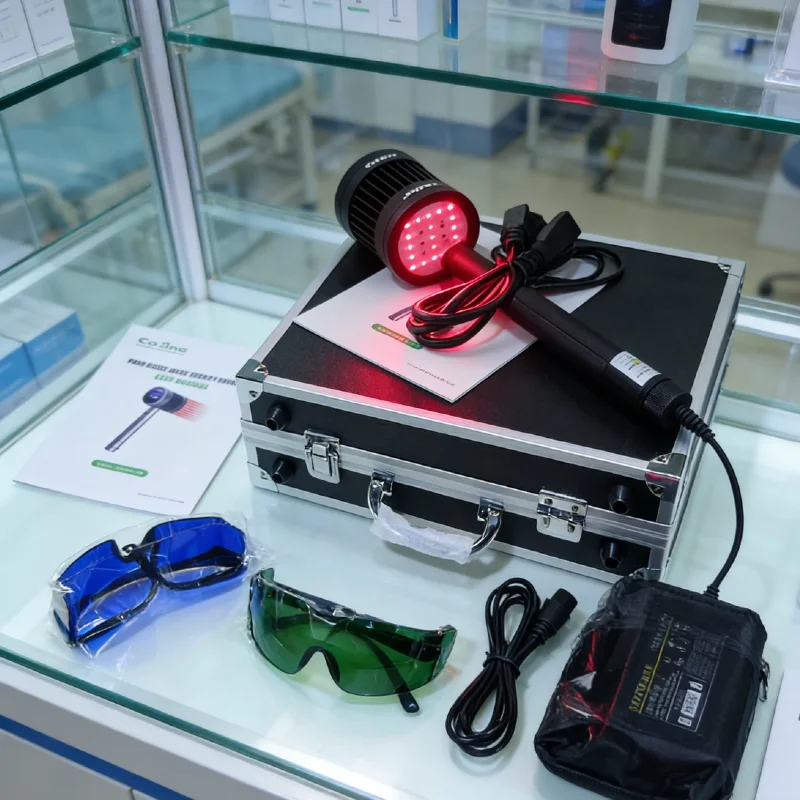 Advanced 25 Diodes 1295mW Cold Laser, Adjustable Frequency LLLT Machine for Carpal Tunnel Relief Fibromyalgia Pain Management
Advanced 25 Diodes 1295mW Cold Laser, Adjustable Frequency LLLT Machine for Carpal Tunnel Relief Fibromyalgia Pain Management