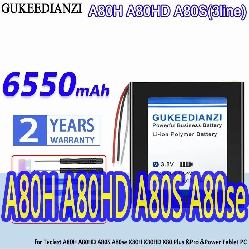 Высокая совместимость для Teclast A80H A80HD A80S A80se X80H X80HD X80 Plus Pro Power 3Line 6550Mah аккумулятор для планшета 
Высокая совместимость для Teclast A80H A80HD A80S A80se X80H X80HD X80 Plus Pro Power 3Line 6550Mah аккумулятор для планшета