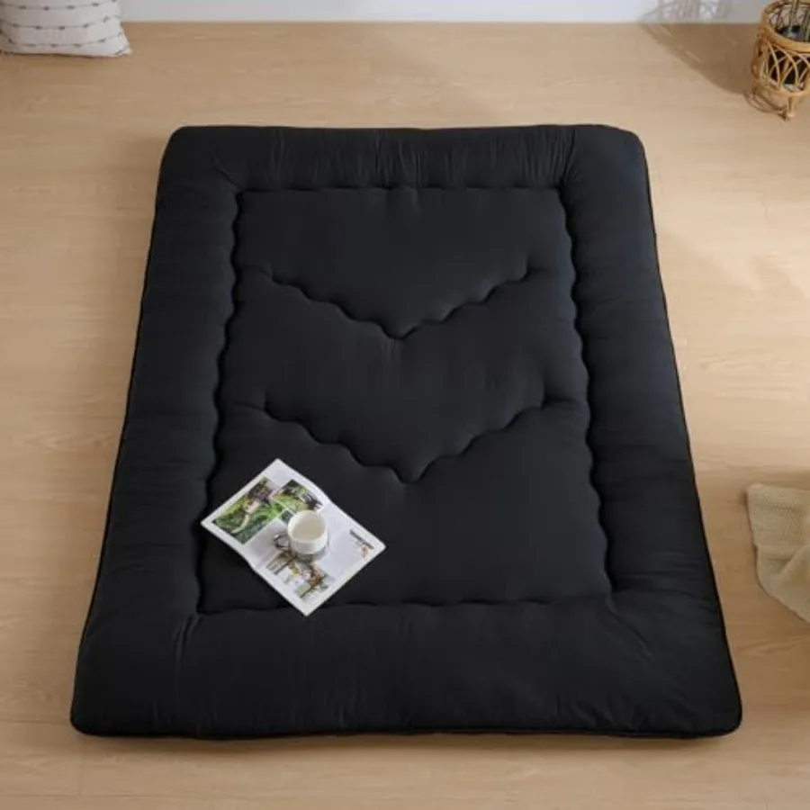 Japanese Floor Mattress for Indoor Camping Pet Use, Tatami Mat with High-Density Foam, Natural Beige, 3.5 Thick Portable Futon
Japanese Floor Mattress for Indoor Camping Pet Use, Tatami Mat with High-Density Foam, Natural Beige, 3.5 Thick Portable Futon