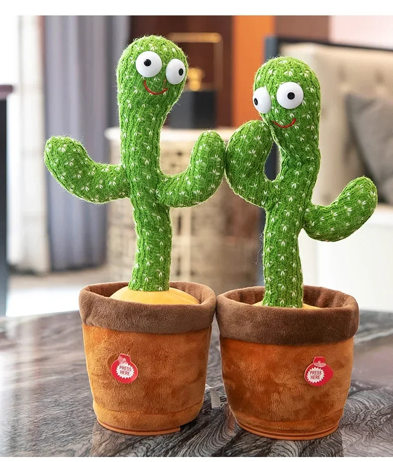 New Dancing Cactus 120 Song Speaker Talking USB Voice Repeat Plush Cactu Dancer Toy Talk Plushie Stuffed Toys For Kids Gift
New Dancing Cactus 120 Song Speaker Talking USB Voice Repeat Plush Cactu Dancer Toy Talk Plushie Stuffed Toys For Kids Gift