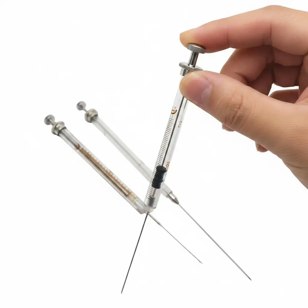 Microliter Syringes Microsampler 0.5ul To 1000ul Micro-injector Syringe Flat Head Tip For Liquid Chromatography Injector
Microliter Syringes Microsampler 0.5ul To 1000ul Micro-injector Syringe Flat Head Tip For Liquid Chromatography Injector