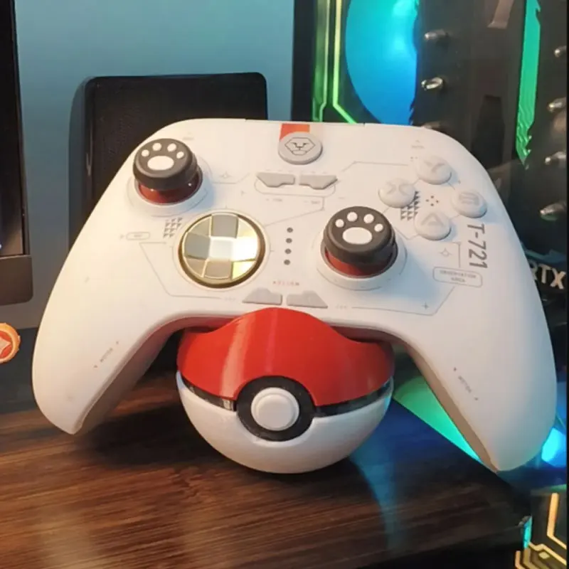 Pokemon Themed Game Controller Stand Creative Pokeball Design Holder Compatible with Switch Pro Gamepad Cute Desktop Display Toy
Pokemon Themed Game Controller Stand Creative Pokeball Design Holder Compatible with Switch Pro Gamepad Cute Desktop Display Toy