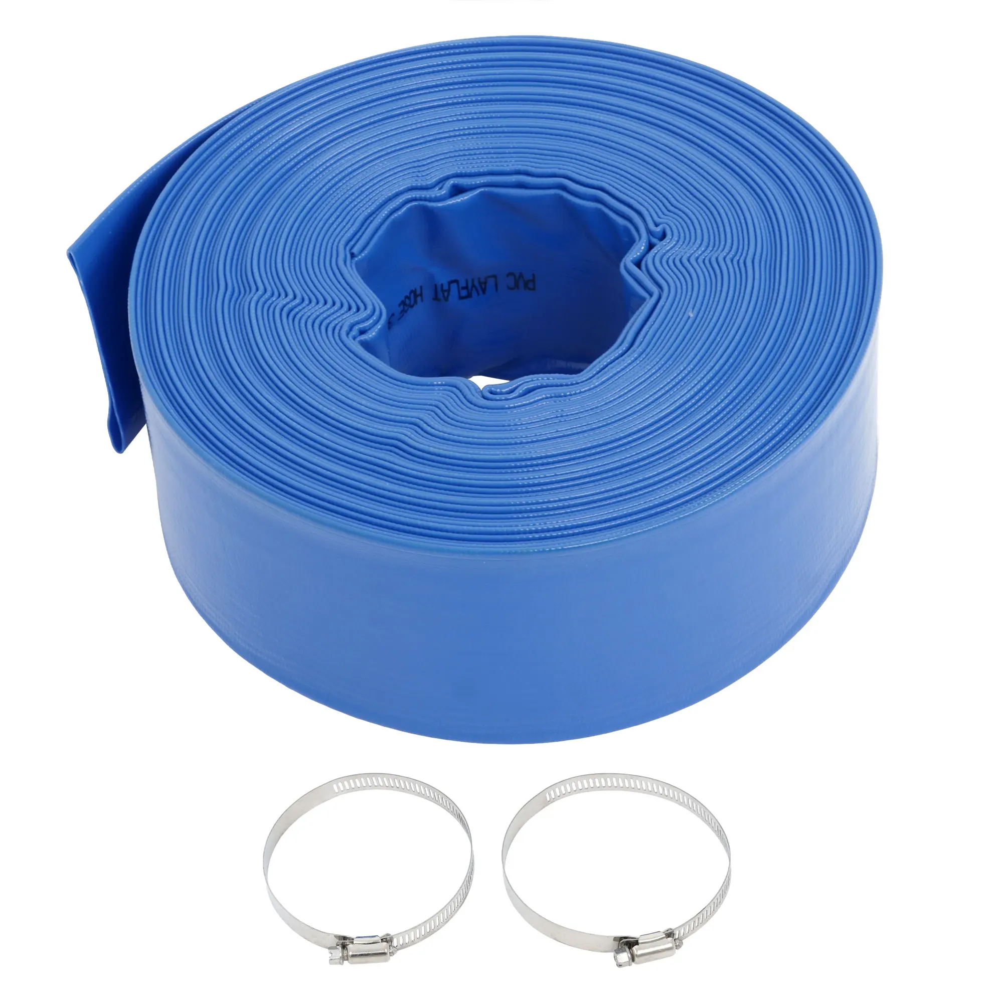 Blue 3" X 100FT PVC Irrigation Water Hose Durable with Two Hose Clamps Flexible Water Delivery System for Farm Yard Garden Green
Blue 3" X 100FT PVC Irrigation Water Hose Durable with Two Hose Clamps Flexible Water Delivery System for Farm Yard Garden Green