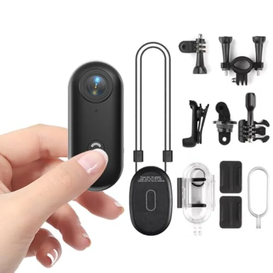 Security work wearable POV cam: 1080P mini action camera, thumb-size magnetic clip body cam, black, waterproof loop recording w
Security work wearable POV cam: 1080P mini action camera, thumb-size magnetic clip body cam, black, waterproof loop recording w