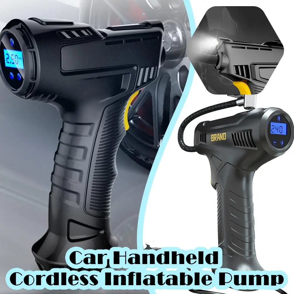 Portable Car Handheld Air Pump Multi-function Mute Design Outdoor Intelligent Display Pump Air Emergency Digital Lighting U5R9
Portable Car Handheld Air Pump Multi-function Mute Design Outdoor Intelligent Display Pump Air Emergency Digital Lighting U5R9