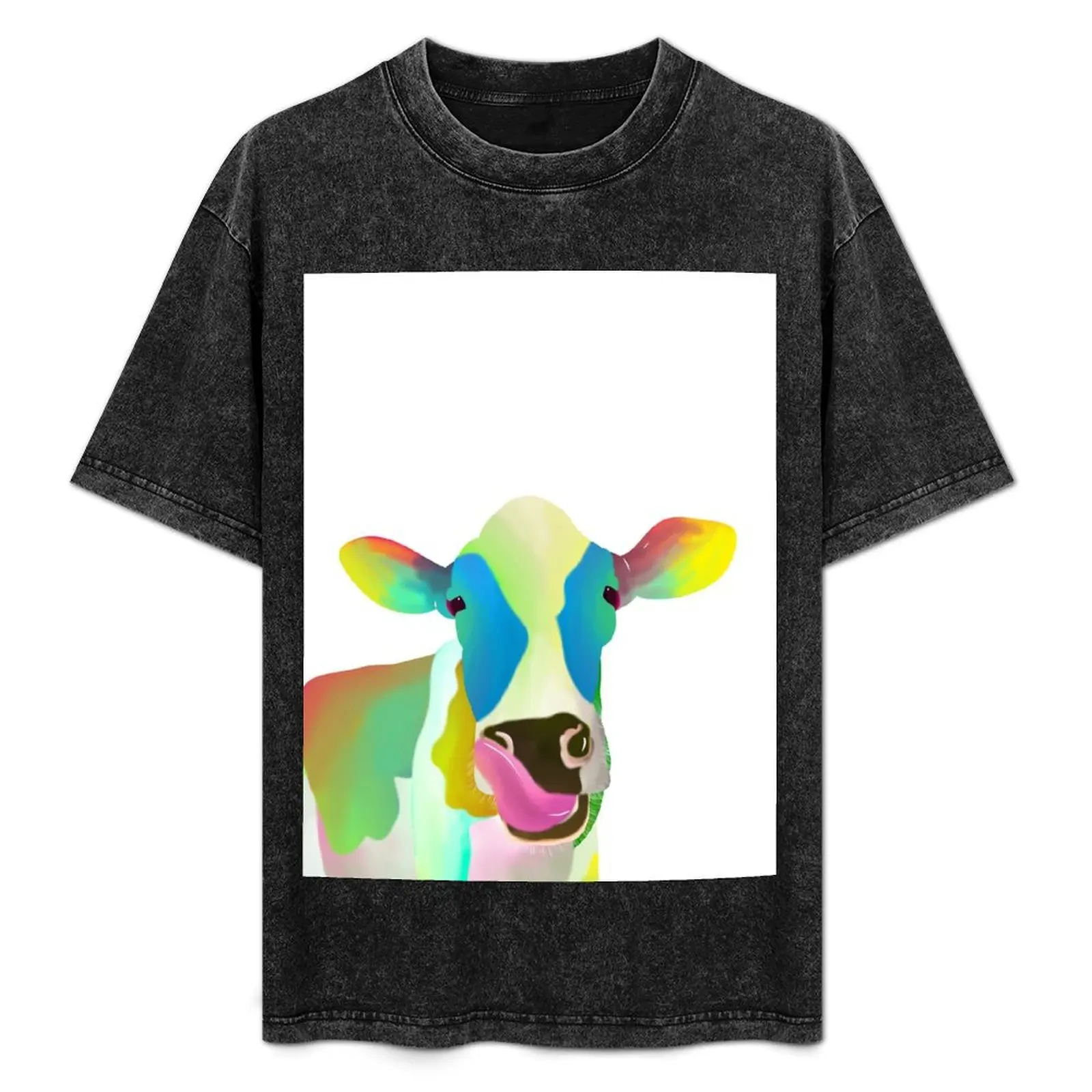 Colorful Cow T-Shirt Simple Graphic Design T-Shirt
Colorful Cow T-Shirt Simple Graphic Design T-Shirt