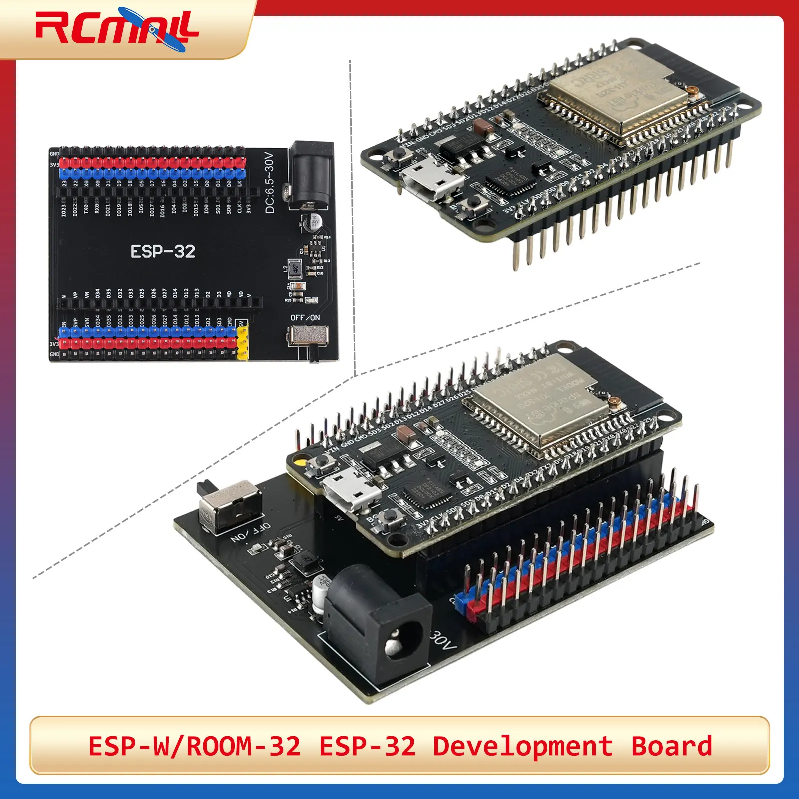 ESP-W/ROOM-32 ESP-32 Development Board NodeMCU-32S 36Pin ESP-32S Wi-Fi BT Module CP2102 ESP32 for Arduino ESP-IDE
ESP-W/ROOM-32 ESP-32 Development Board NodeMCU-32S 36Pin ESP-32S Wi-Fi BT Module CP2102 ESP32 for Arduino ESP-IDE