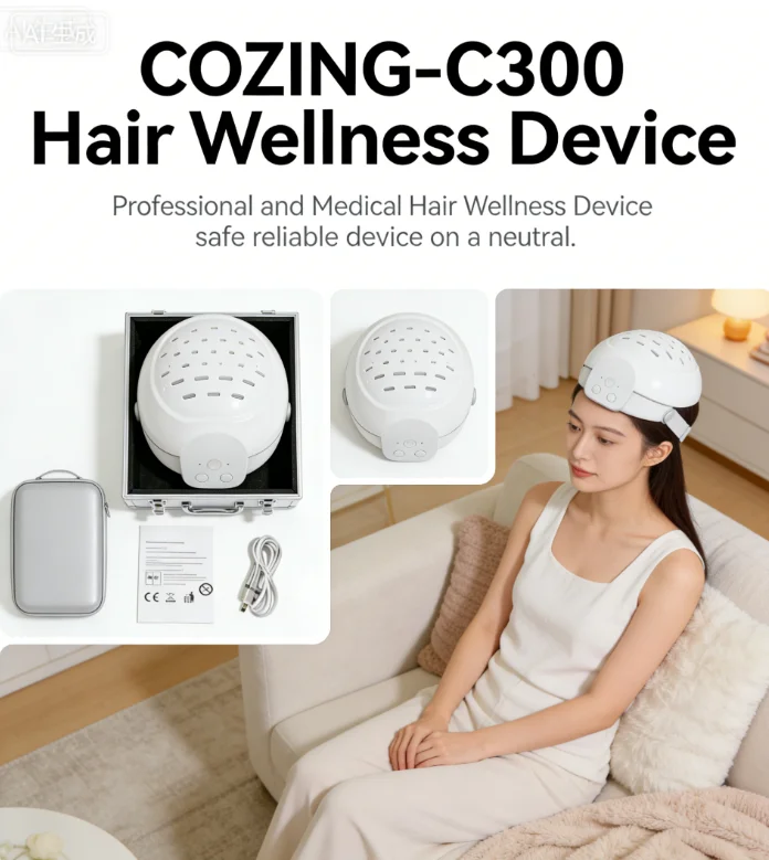 Лазерная шапка от алопеции COZING-C300: 90 лазеров, 210 LED, фотобиомодуляция 6750 мВт, шлем для роста волос, лечение истончения волос
Лазерная шапка от алопеции COZING-C300: 90 лазеров, 210 LED, фотобиомодуляция 6750 мВт, шлем для роста волос, лечение истончения волос