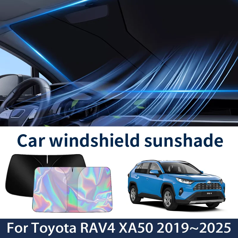 Front Windshield Sunshade For Toyota RAV4 XA50 2019~2025 2024 2023 2022 Car Sun Visor Heat Insulation Summer Cooling Accessories
Front Windshield Sunshade For Toyota RAV4 XA50 2019~2025 2024 2023 2022 Car Sun Visor Heat Insulation Summer Cooling Accessories
