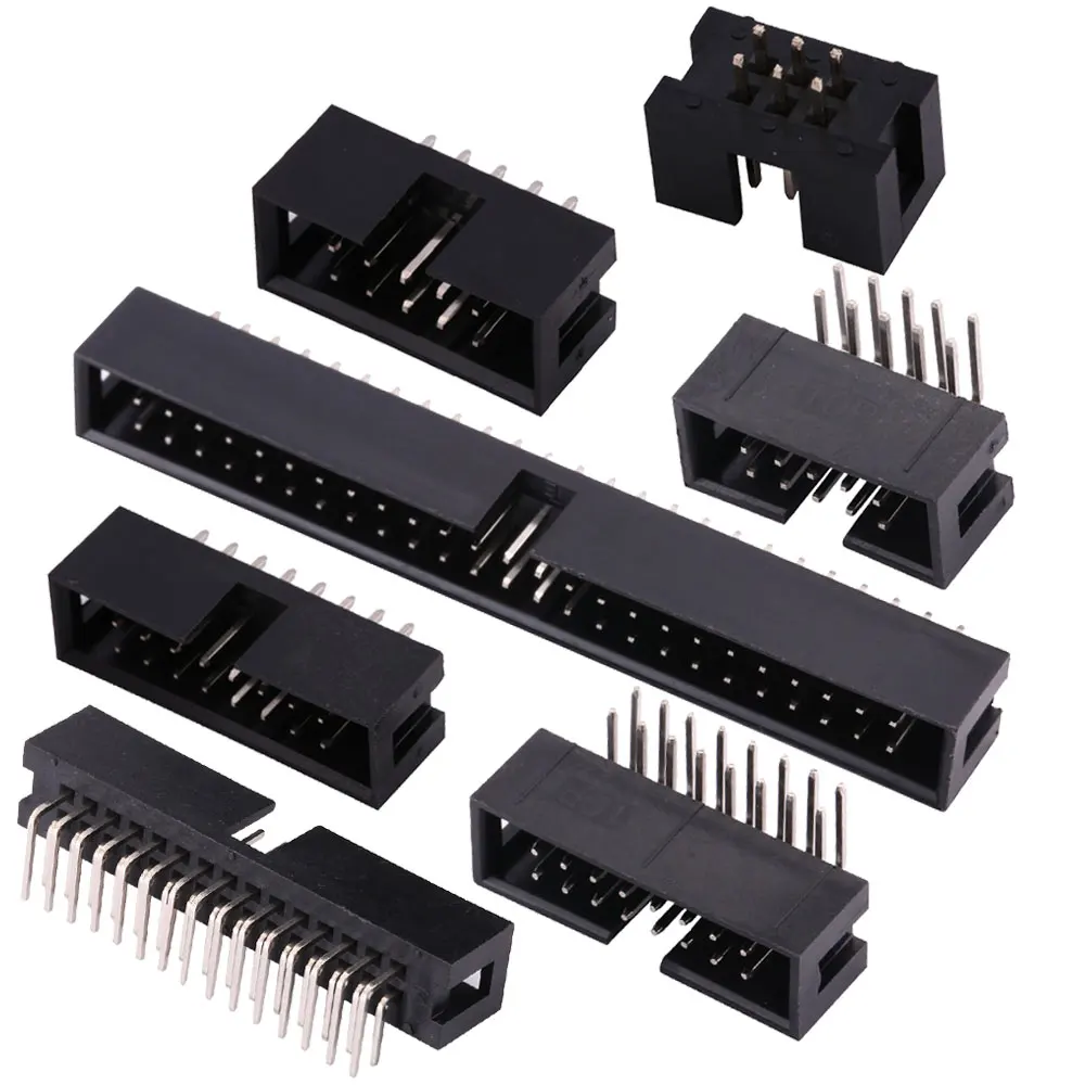 10PCS DC3 6/8/10/12/14/16/18/20/26/30/34/40/50P 2.54mm Socket Header Connector Male Double-spaced Straight needle Curved needle
10PCS DC3 6/8/10/12/14/16/18/20/26/30/34/40/50P 2.54mm Socket Header Connector Male Double-spaced Straight needle Curved needle