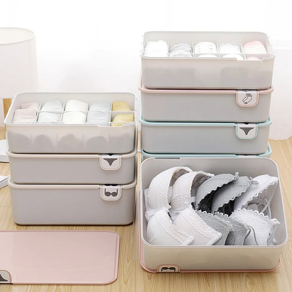 1Pcs Underwear Storage Box Plastic Solid PP Bra Organizer Lightweight Cover Lid for Drawer Closet Bedroom Storage
1Pcs Underwear Storage Box Plastic Solid PP Bra Organizer Lightweight Cover Lid for Drawer Closet Bedroom Storage