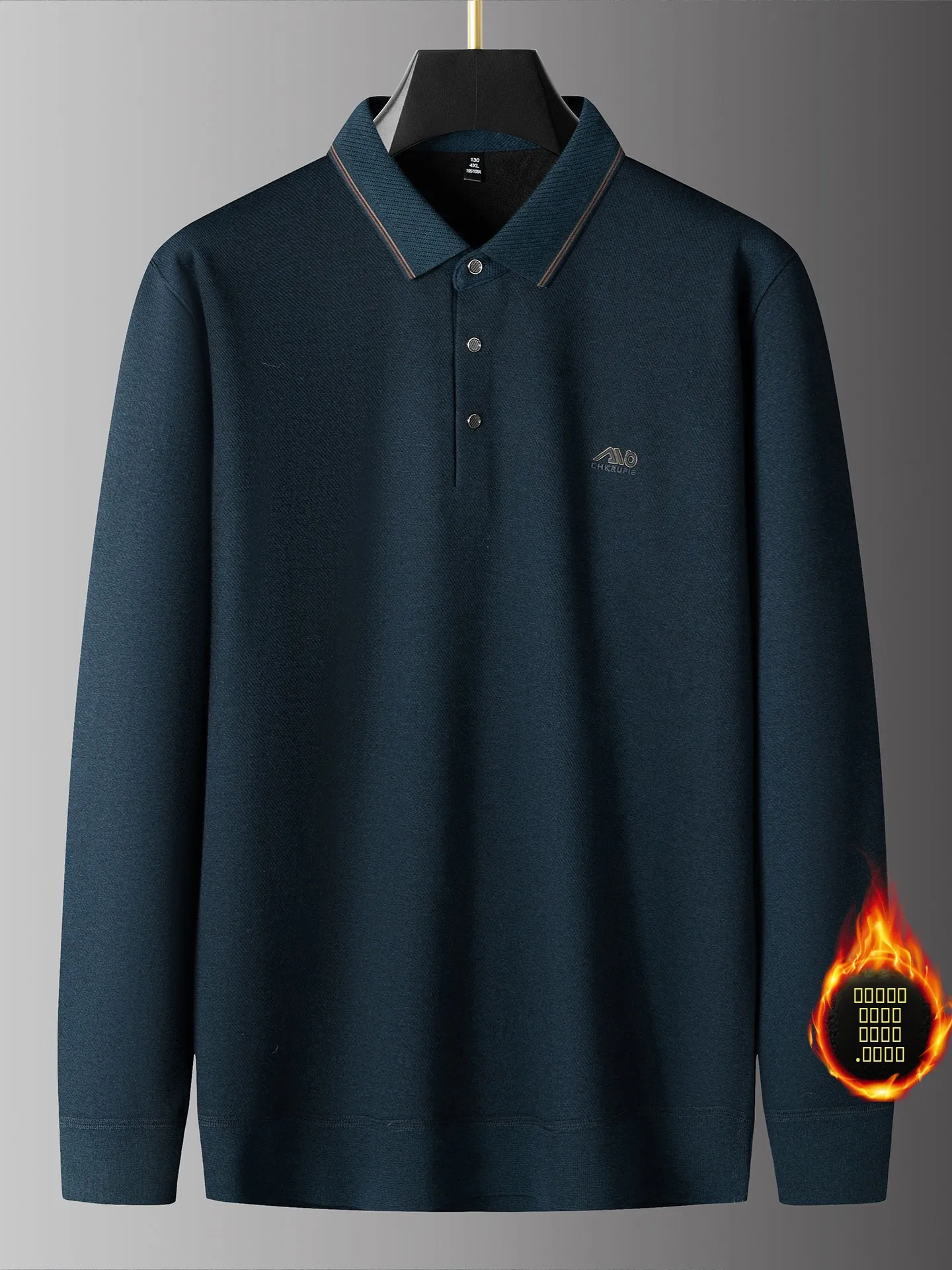 Мужская теплая футболка-поло больших размеров с начесом, осенне-зимняя, с воротником-стойкой, модная, городская, стильная...
Мужская теплая футболка-поло больших размеров с начесом, осенне-зимняя, с воротником-стойкой, модная, городская, стильная...