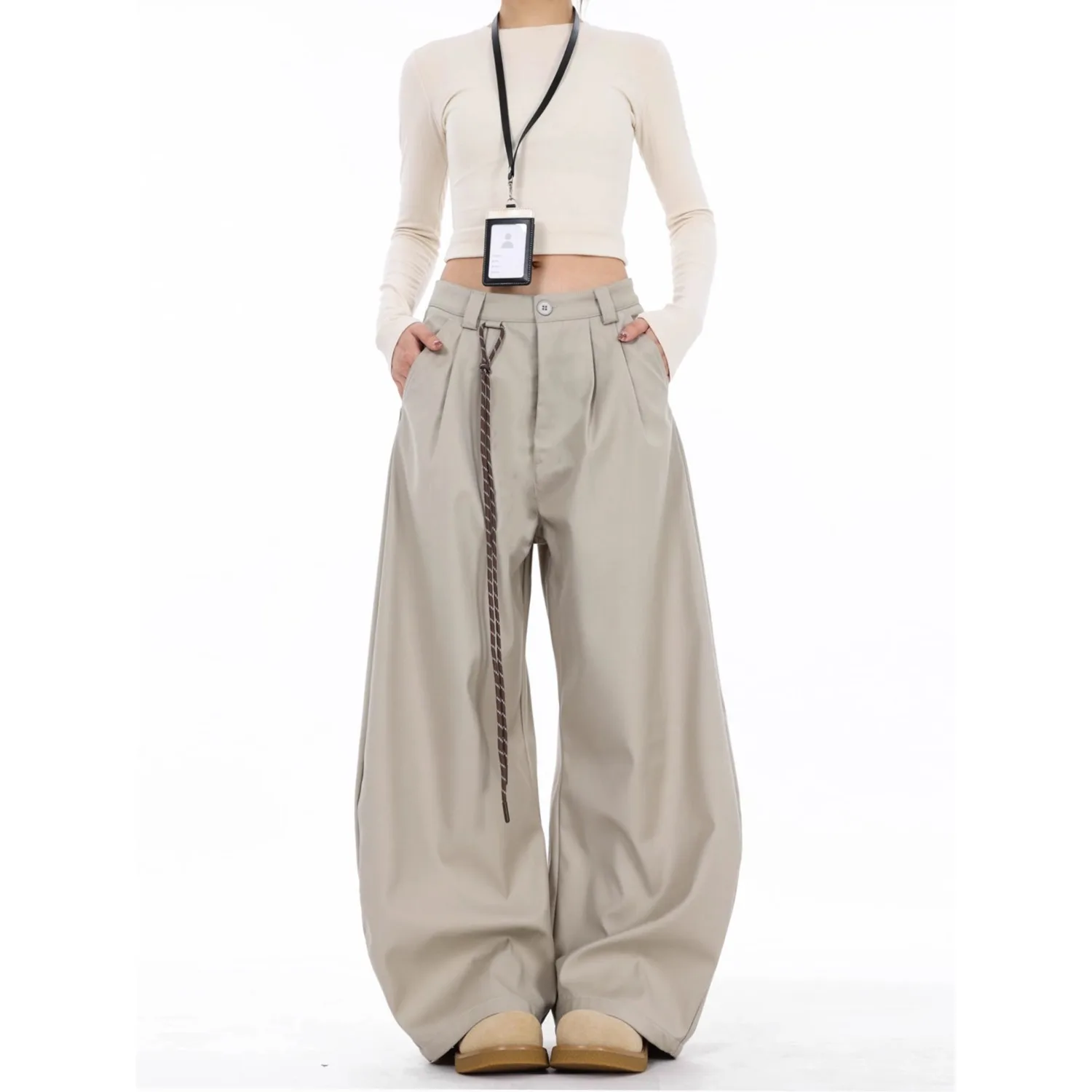 Bent Knife Western Pants for Men and Women, Straight Tube Loose, Trendy Brand Wide Leg Casual Pants
Bent Knife Western Pants for Men and Women, Straight Tube Loose, Trendy Brand Wide Leg Casual Pants