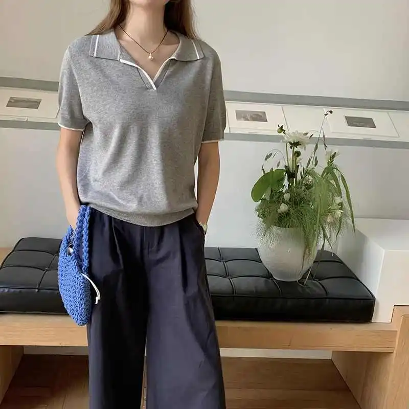 Летняя женская футболка из чистого хлопка, трикотажная футболка ort Sve Casual Sweet Sle, круглая футболка с леопардовым принтом Thiened, футболка четверти S...
Летняя женская футболка из чистого хлопка, трикотажная футболка ort Sve Casual Sweet Sle, круглая футболка с леопардовым принтом Thiened, футболка четверти S...