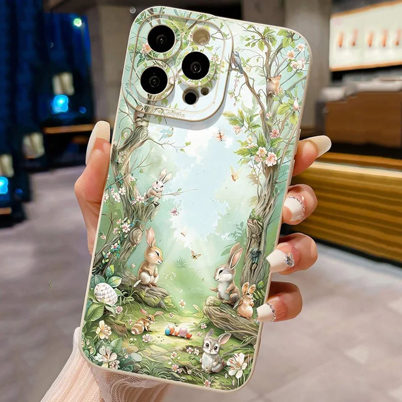 For iPhone 16 Multifarious Rabbit Camera Anti-Fall Phone Case For iPhone 11 12 13 14 15 16 Pro Max XR X Xs 7 8 Plus SE2 Cover
For iPhone 16 Multifarious Rabbit Camera Anti-Fall Phone Case For iPhone 11 12 13 14 15 16 Pro Max XR X Xs 7 8 Plus SE2 Cover