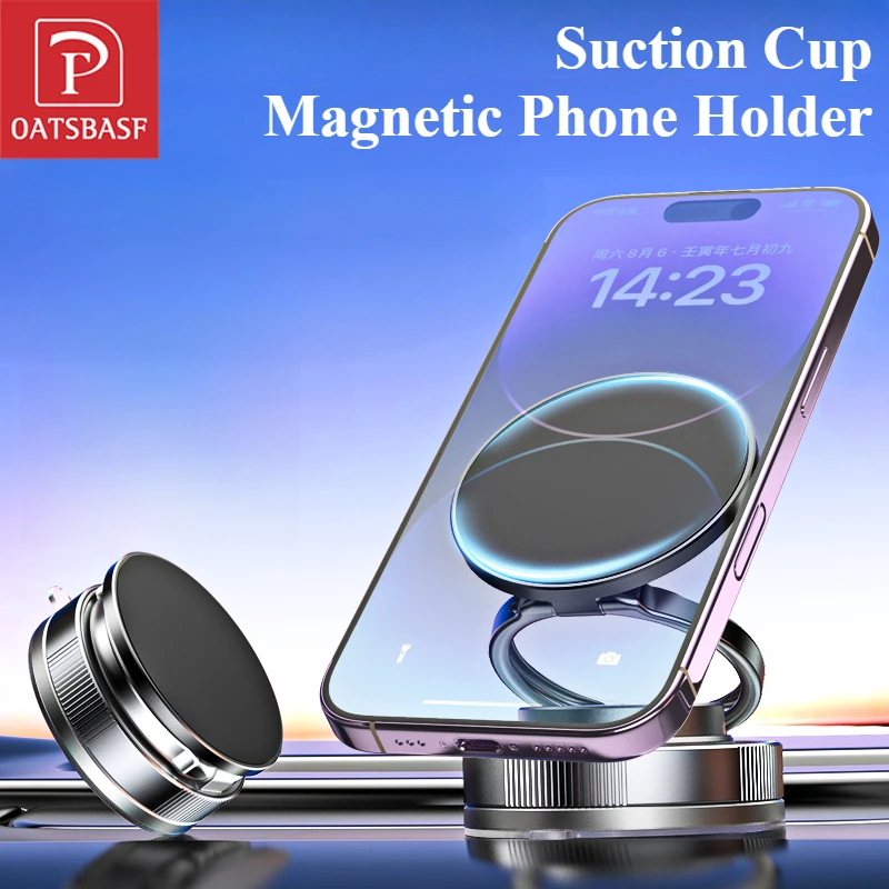 Oatsbasf Suction Cup Magnetic Phone Holder Stand Adjustable Foldable Storage Vacuum Suction Phone Holder Universal for iPhone
Oatsbasf Suction Cup Magnetic Phone Holder Stand Adjustable Foldable Storage Vacuum Suction Phone Holder Universal for iPhone