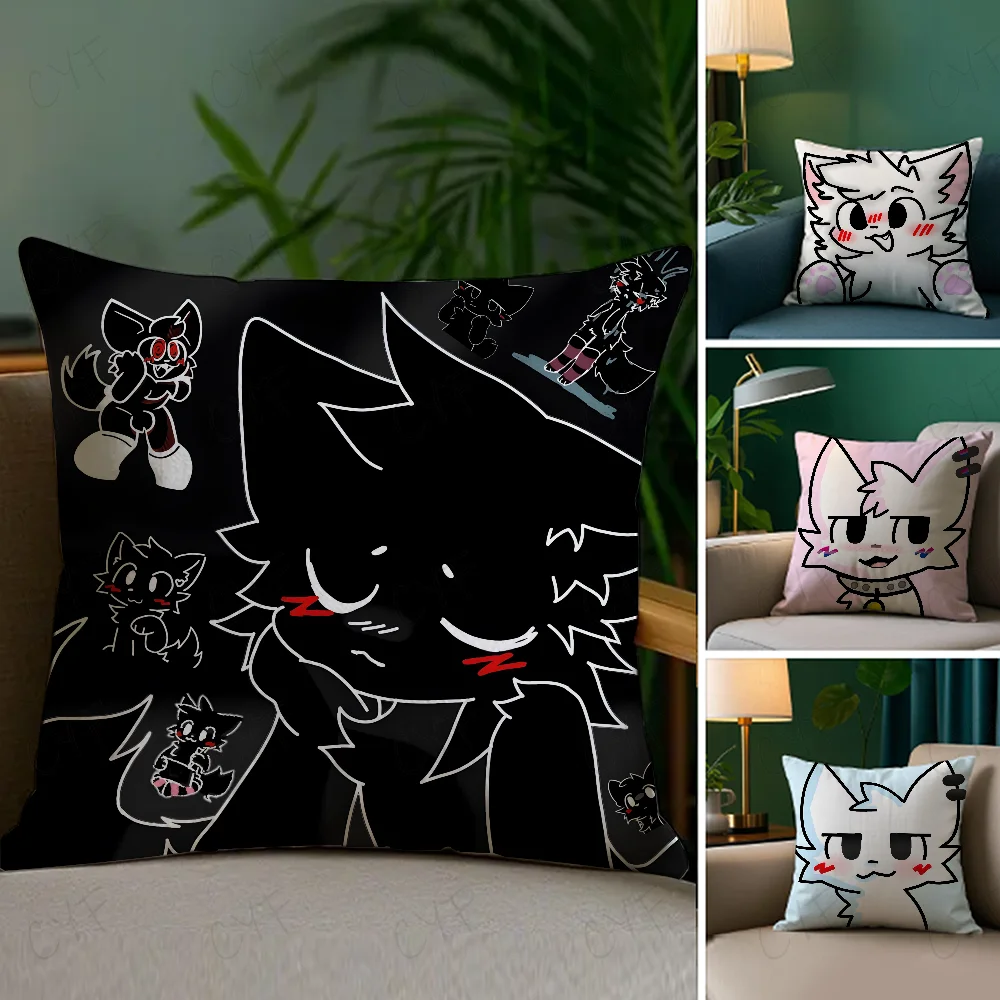 Boykisser Silly Cat Cute Pillow Case Anti-dustmite Pillow Invisible zipper silky short plush Sofa cushion cover
Boykisser Silly Cat Cute Pillow Case Anti-dustmite Pillow Invisible zipper silky short plush Sofa cushion cover