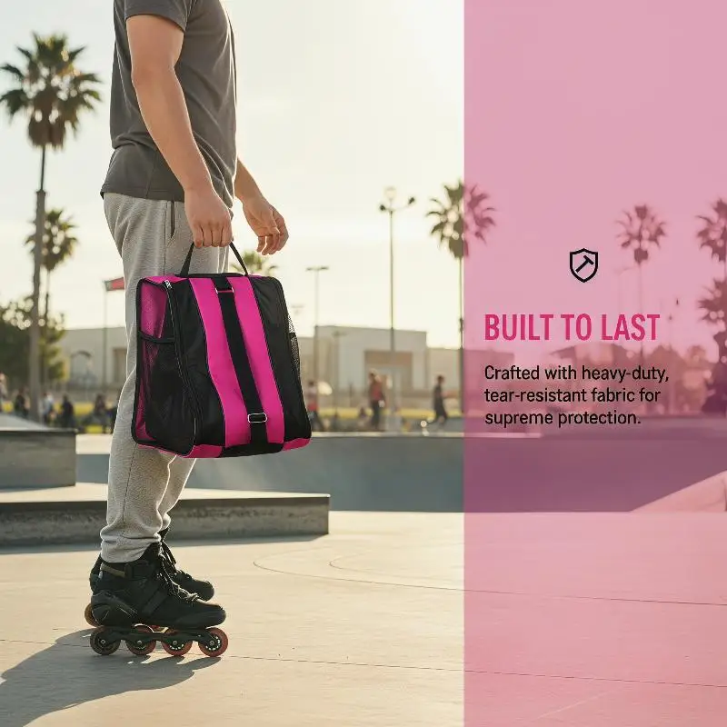 3 Layers Breathable Skate Bag for Kids Backpack Style Comfortable Skating Accessory
3 Layers Breathable Skate Bag for Kids Backpack Style Comfortable Skating Accessory