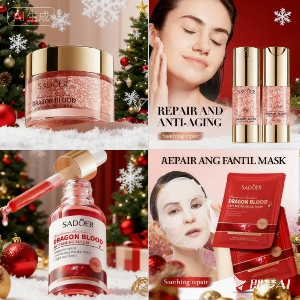 SADOER Dragon Blood Anti-Wrinkle Serum And Facial Cream Set with 2 Hydrating Masks - Lifting And Firming 10 Piece Total - 4 Sets
SADOER Dragon Blood Anti-Wrinkle Serum And Facial Cream Set with 2 Hydrating Masks - Lifting And Firming 10 Piece Total - 4 Sets