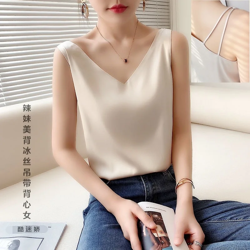 2025 New Plus Size Clothing White Base Outer Inner Wear Top Camisole Vest Women's Summer
2025 New Plus Size Clothing White Base Outer Inner Wear Top Camisole Vest Women's Summer