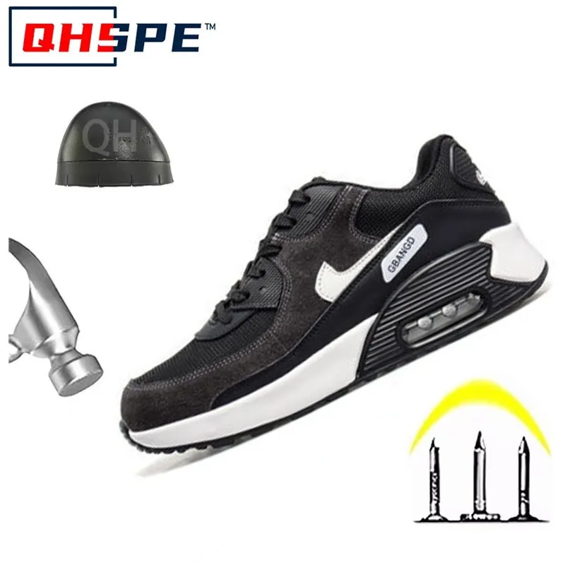 Lightweight shock-absorbing soft soled labor protection shoes with steel toe caps, anti smashing and anti piercing safety shoes
Lightweight shock-absorbing soft soled labor protection shoes with steel toe caps, anti smashing and anti piercing safety shoes