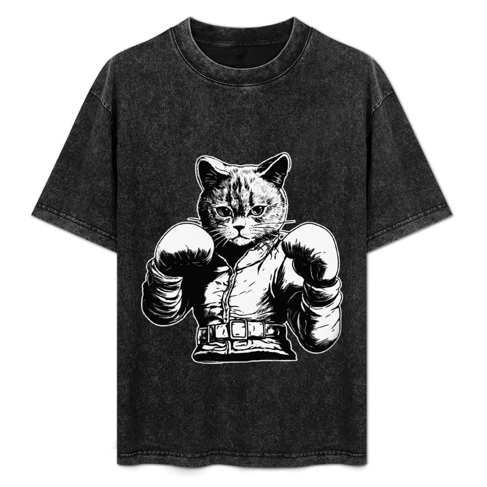 Boxing Cat T-Shirt Work Basic Short Sleeve Top
Boxing Cat T-Shirt Work Basic Short Sleeve Top