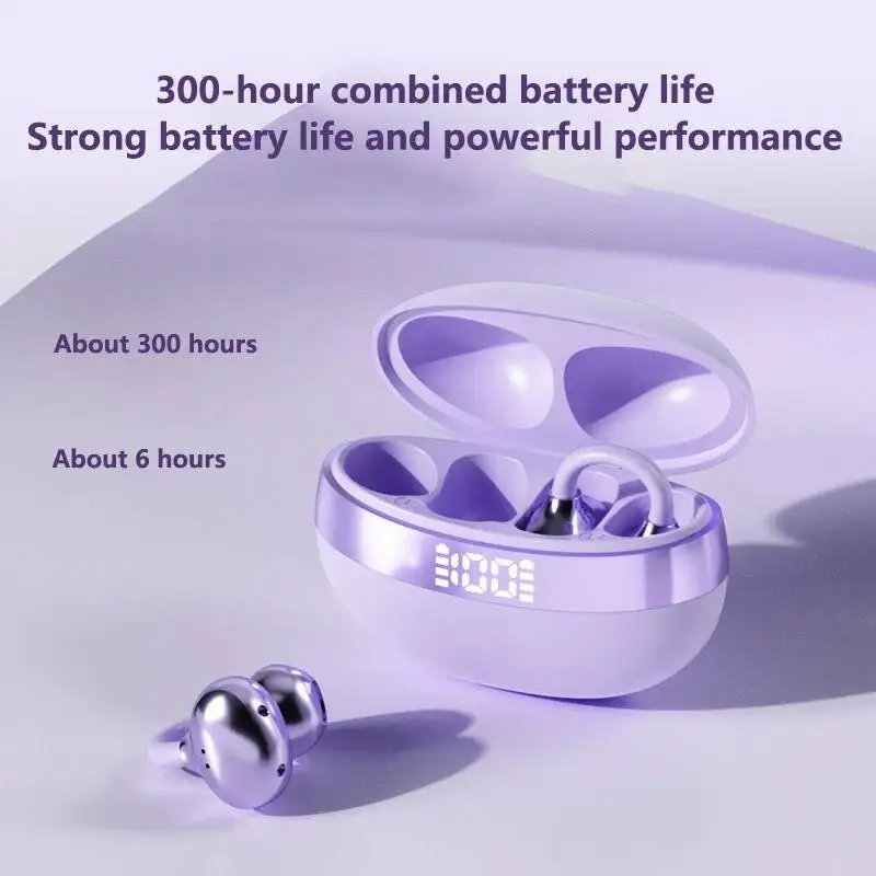 Беспроводные наушники-клипсы OWS Bluetooth 5.4 с костной проводимостью, Hi-Fi, заушные, водонепроницаемые IPX5, спортивные, легкие, 4G
Беспроводные наушники-клипсы OWS Bluetooth 5.4 с костной проводимостью, Hi-Fi, заушные, водонепроницаемые IPX5, спортивные, легкие, 4G