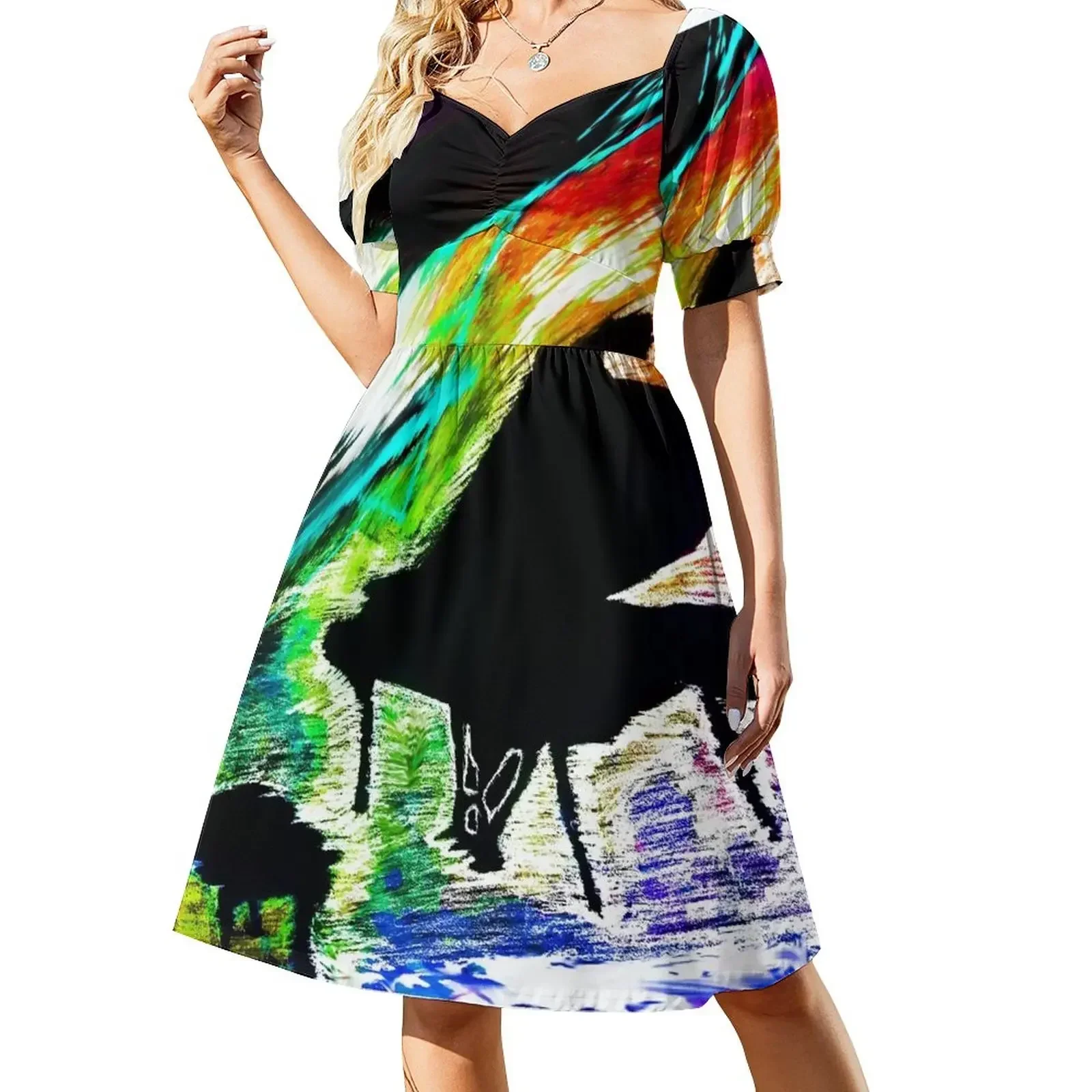 Thermal-Spaced Piano Short-Sleeved Dress party dress women elegant luxury Party dresses for women Dress
Thermal-Spaced Piano Short-Sleeved Dress party dress women elegant luxury Party dresses for women Dress