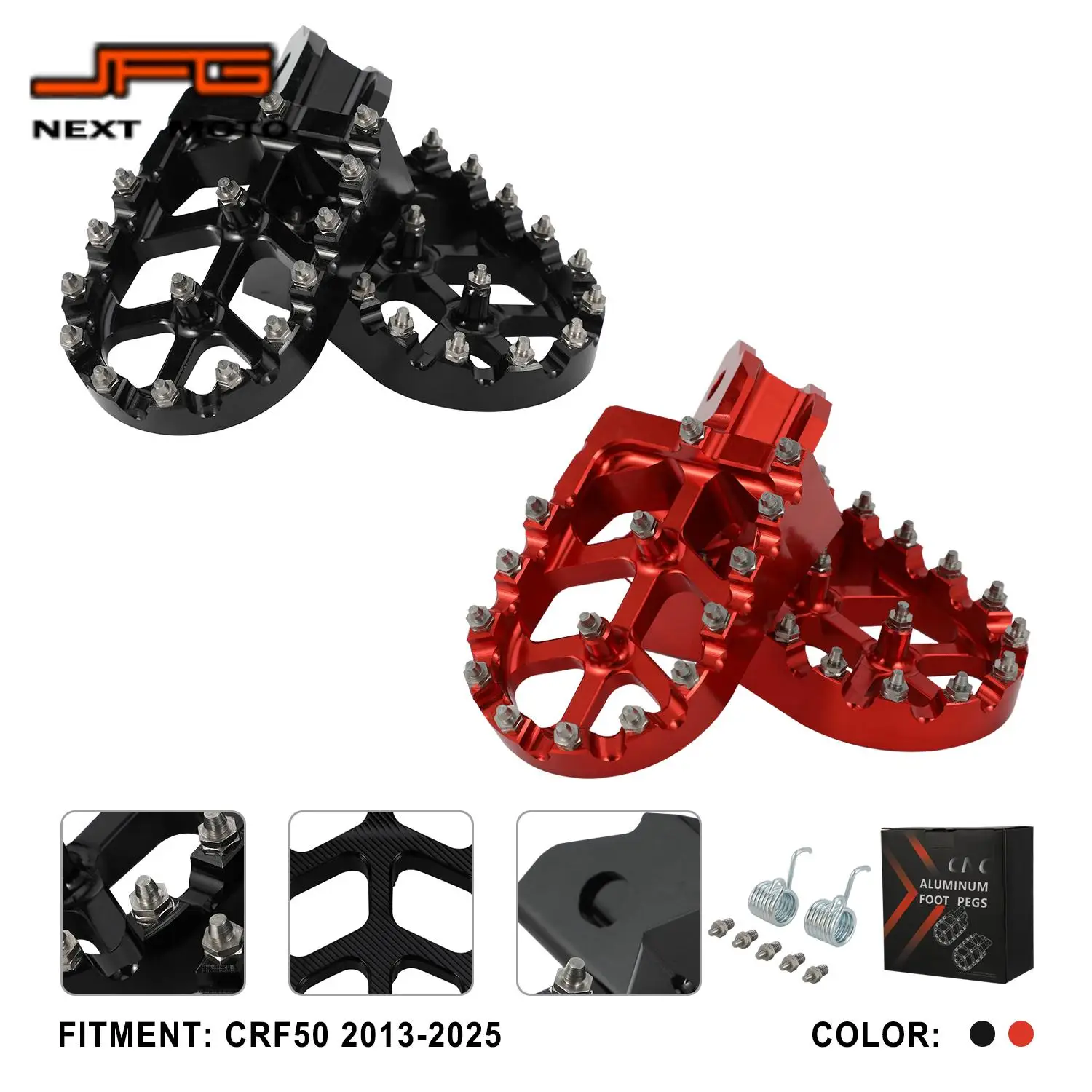 For Honda CRF 50 2013-2025 CNC Footpegs Foot Pedals Footrest Motorcycle Accessories Motocross Off-Road Bike Motorbike Parts
For Honda CRF 50 2013-2025 CNC Footpegs Foot Pedals Footrest Motorcycle Accessories Motocross Off-Road Bike Motorbike Parts