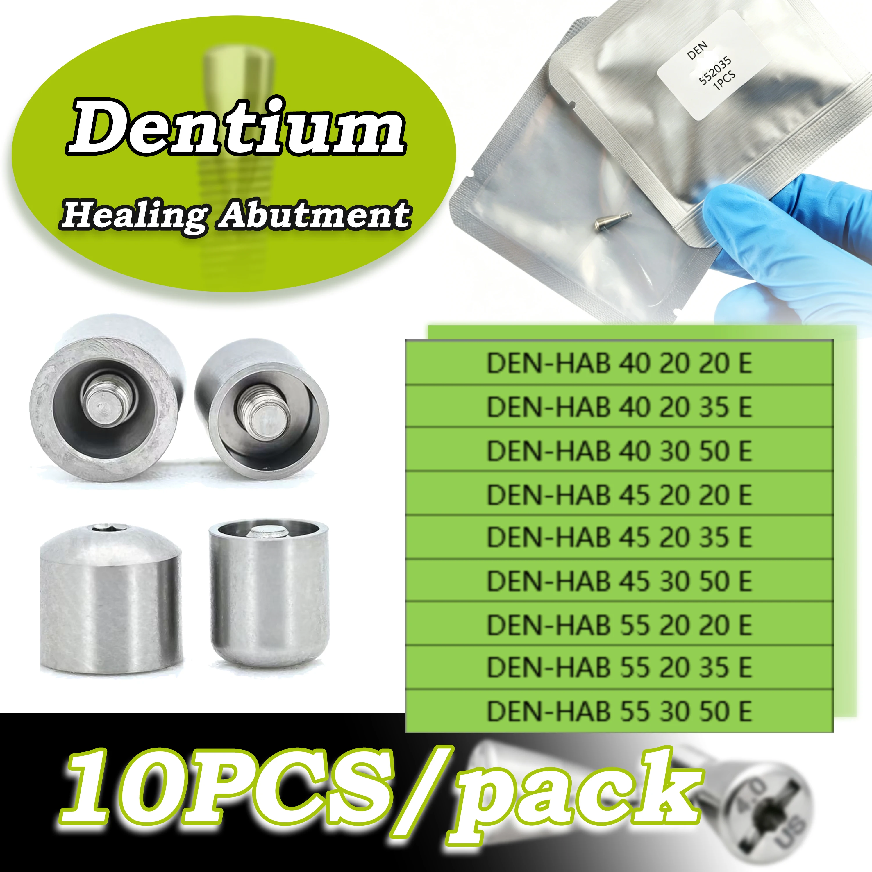 Dental Healing Abutment & Cover Screw & Cap For Dentium Healing Abutment Dental Implant Accessories
Dental Healing Abutment & Cover Screw & Cap For Dentium Healing Abutment Dental Implant Accessories
