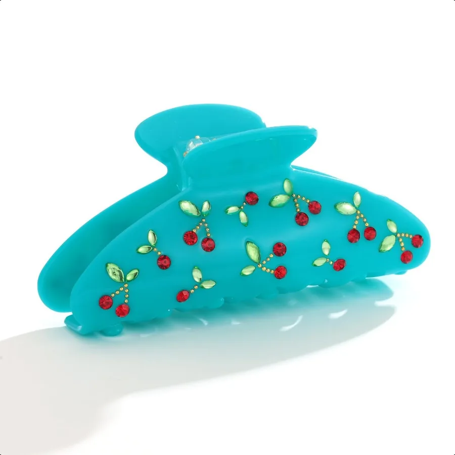 Blue Acrylic Hair Clips For Women Cherry Hair Clip Claw With The Rhinestone Pattern In Red Cherry Strong Hair Fix Hair Clips Je
Blue Acrylic Hair Clips For Women Cherry Hair Clip Claw With The Rhinestone Pattern In Red Cherry Strong Hair Fix Hair Clips Je