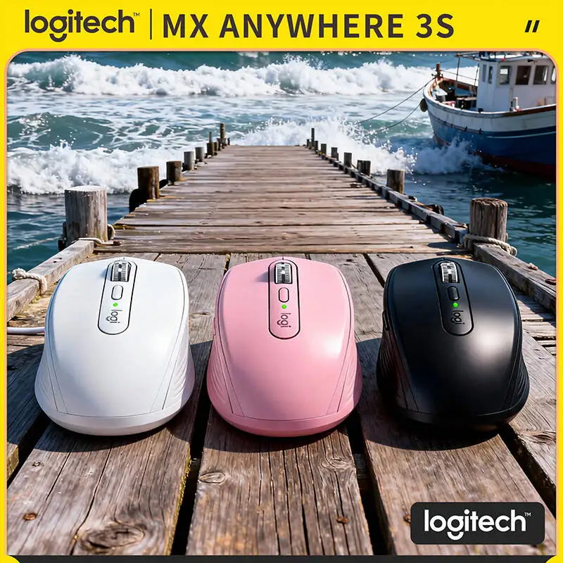 Wireless MX Anywhere 3S - 8000 DPI, 3-Device Bluetooth, Hyper-Scroll, Great for Home Assignment & Office Team Meeting
Wireless MX Anywhere 3S - 8000 DPI, 3-Device Bluetooth, Hyper-Scroll, Great for Home Assignment & Office Team Meeting