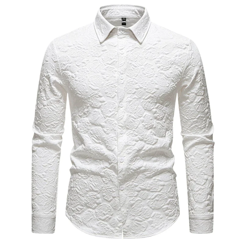 Vintage Floral Jacquard Shirts for Men Blusas Tops Luxury 2026 High Quality Long Sleeve Gothic Party Dress Man Formal Shirts
Vintage Floral Jacquard Shirts for Men Blusas Tops Luxury 2026 High Quality Long Sleeve Gothic Party Dress Man Formal Shirts