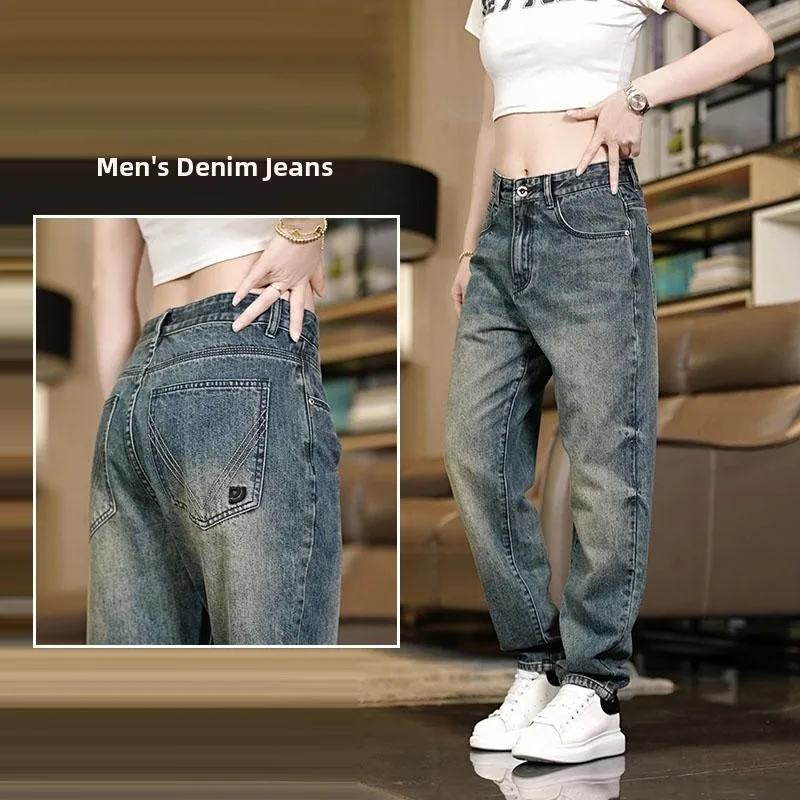 High-End Embroidered Men's Jeans Straight Leg Casual Retro Waed Loose Fit Versatile Cotton Faion Urban Youth Summer 2025
High-End Embroidered Men's Jeans Straight Leg Casual Retro Waed Loose Fit Versatile Cotton Faion Urban Youth Summer 2025