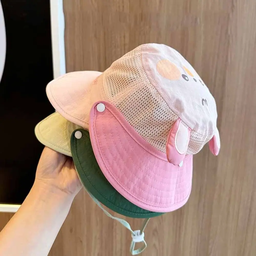 Quick-dry Cartoon Animal Bucket Hat Letter Embroidery Detachable Summer Kid Sunhat Anti-UV Sun Hat Shading Hat
Quick-dry Cartoon Animal Bucket Hat Letter Embroidery Detachable Summer Kid Sunhat Anti-UV Sun Hat Shading Hat