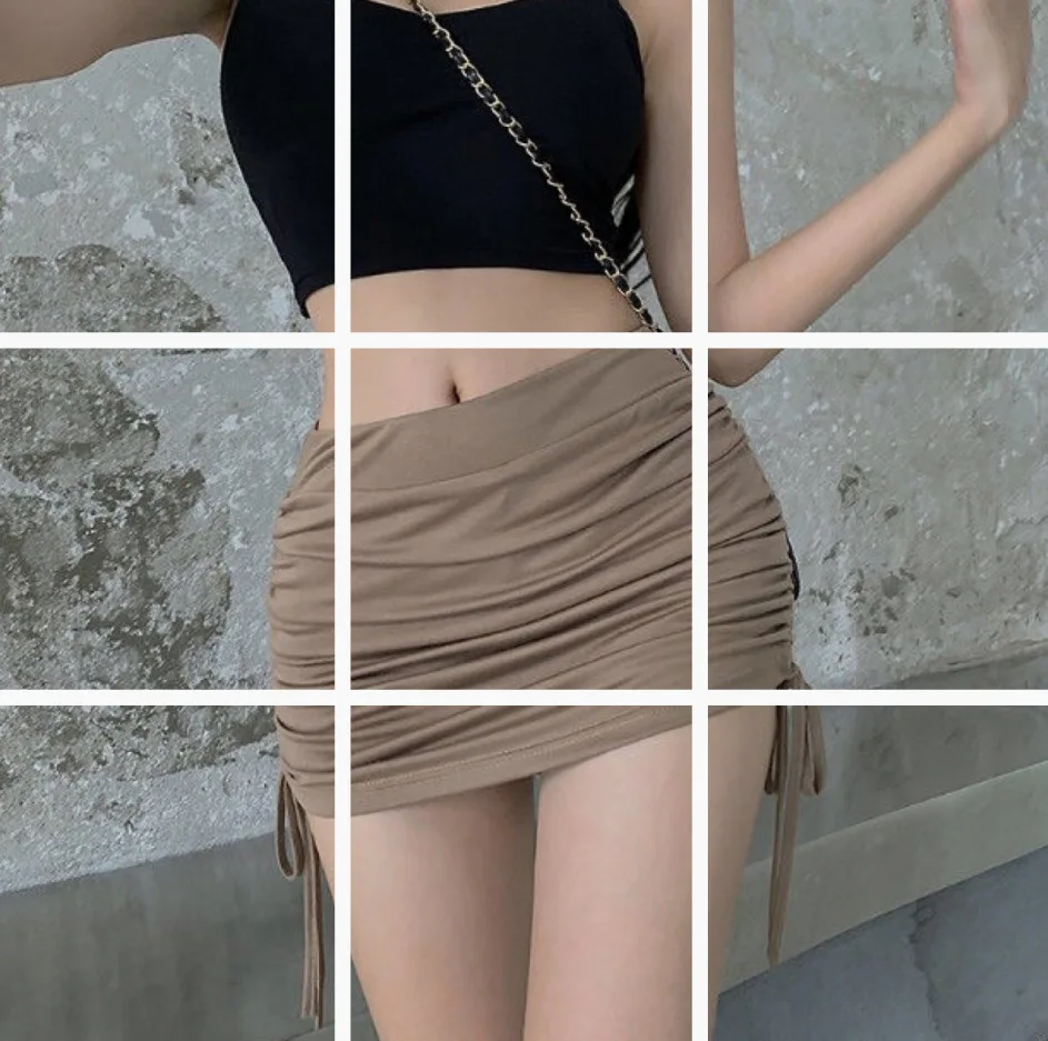 2024 New Drawstring Half length Skirt for Spicy Women, High Waist, Slim Look, Baggy Skirt, Short Skirt
2024 New Drawstring Half length Skirt for Spicy Women, High Waist, Slim Look, Baggy Skirt, Short Skirt