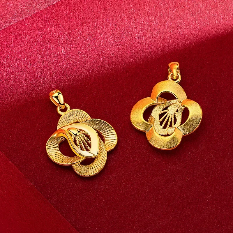 9999 Real Gold 24K Phoenix Tail Small Gold Flower Pendant Necklace Gold National Style Phoenix Feather Flower Clavicle Necklace
9999 Real Gold 24K Phoenix Tail Small Gold Flower Pendant Necklace Gold National Style Phoenix Feather Flower Clavicle Necklace