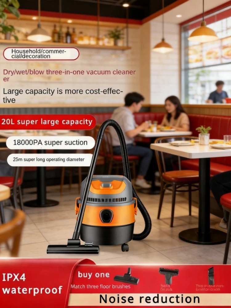 20L Wet Dry Bucket Vacuum Cleaner Large Capacity High Suction Household Commercial Industrial Use
20L Wet Dry Bucket Vacuum Cleaner Large Capacity High Suction Household Commercial Industrial Use