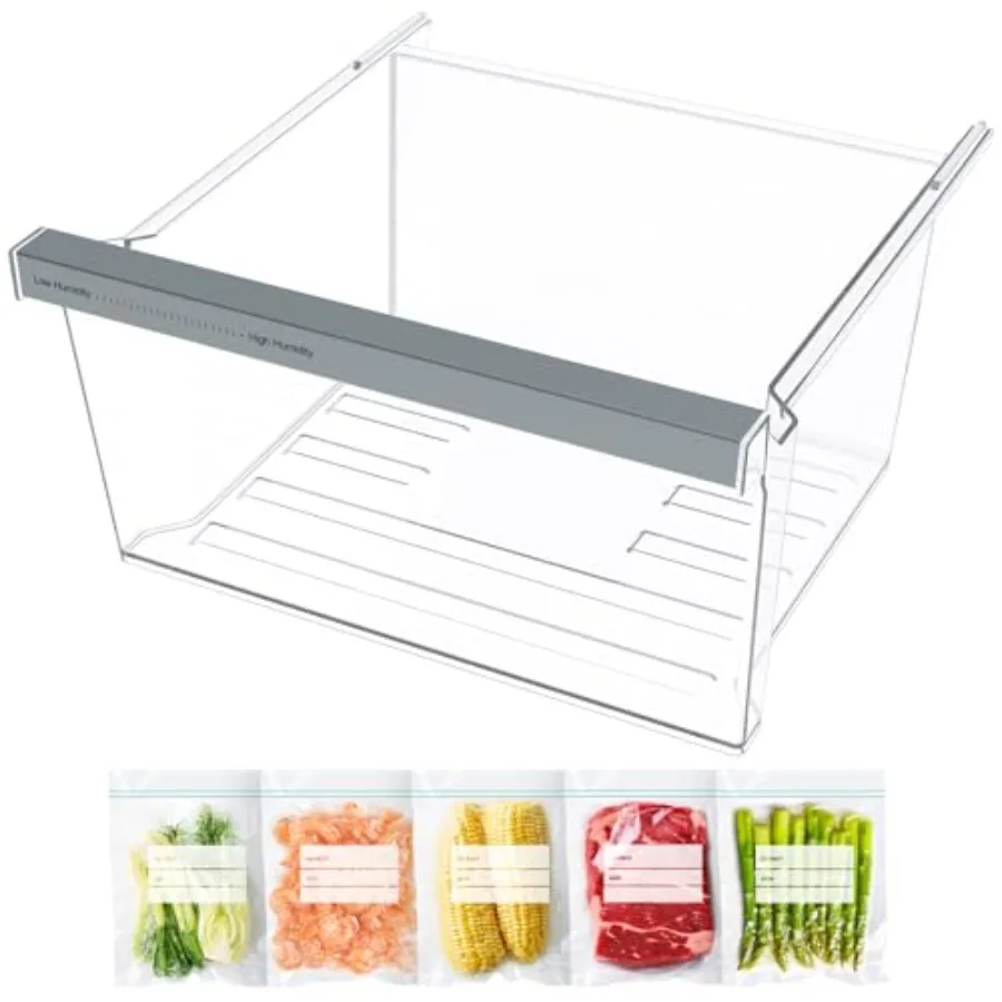 UPGRADED W11162443 W11046494 Refrigerator Crisper Drawer Replacement Compatible with Whirlpool Crisper Drawer Whirlpool Fridge
UPGRADED W11162443 W11046494 Refrigerator Crisper Drawer Replacement Compatible with Whirlpool Crisper Drawer Whirlpool Fridge