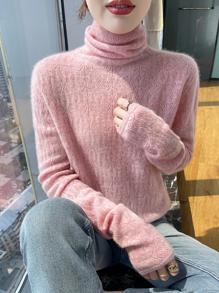 Basic Women's Pullover Autumn Winter Sweater 100% Cashmere Sweater Pile Collar Clothes Daily Fashion Inside Join Cut Out Knitted
Basic Women's Pullover Autumn Winter Sweater 100% Cashmere Sweater Pile Collar Clothes Daily Fashion Inside Join Cut Out Knitted
